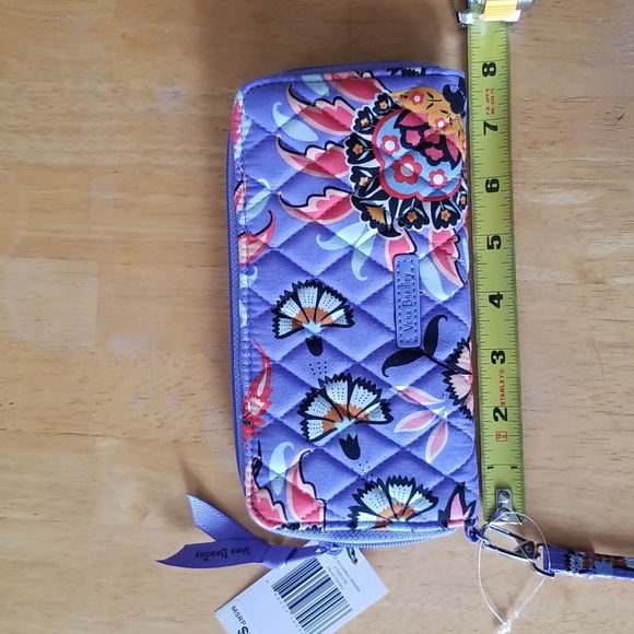 Vera Bradley Factory Style RFID Accordion Wristlet Zip Wallet - Picture 7 of 10
